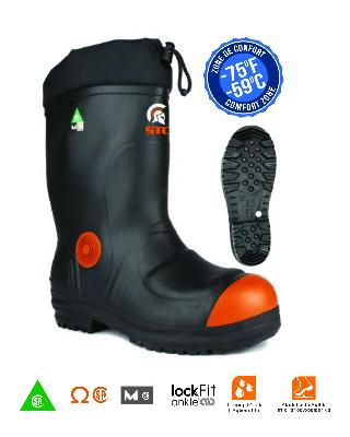 STC COBALT RUBBER SAFETY INSULATED BOOTS - INTERNAL METGUARD